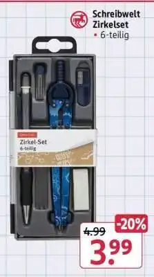 Rossmann Schreibwelt Zirkelset 6-teilig Angebot