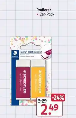 Rossmann Radierer 2er-Pack Angebot