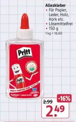 Rossmann Alleskleber Angebot
