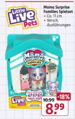 Rossmann Mama Surprise Families Spielset Angebot