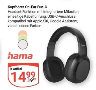 Globus Kopfhörer On-Ear Fun-C Angebot