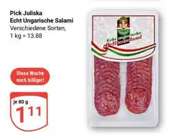 Globus Pick Juliska Echt Ungarische Salami Angebot