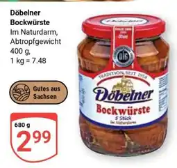 Globus Döbelner Bockwürste Angebot