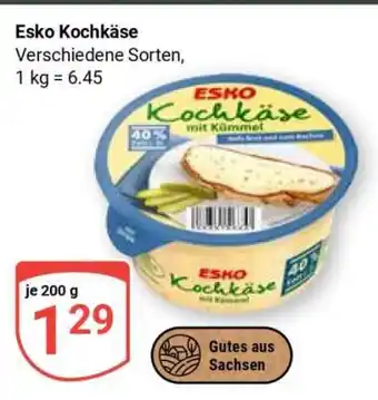Globus Esko Kochkäse Angebot