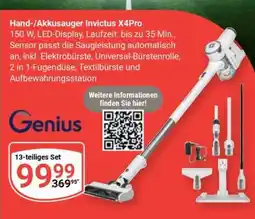 Globus Hand-/Akkusauger Invictus X4Pro Angebot