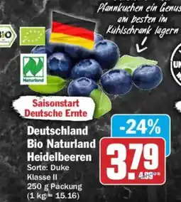 AEZ Deutschland Bio Naturland Heidelbeeren Angebot