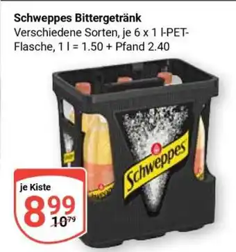Globus SCHWEPPES Bittergetränk Angebot