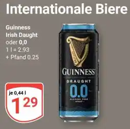 Globus Guinness Irish Daught oder 0,0 Angebot