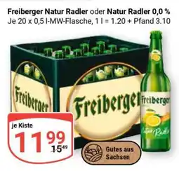 Globus Freiberger Natur Radler oder Natur Radler 0,0 % Angebot