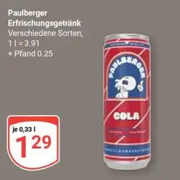 Globus PAULBERGER Erfrischungsgetränk Angebot
