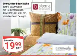 Globus Seersucker Bettwäsche Angebot