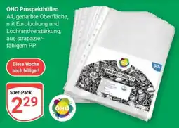 Globus OHO Prospekthüllen Angebot
