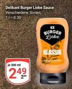 Globus Delikant Burger Liebe Sauce Angebot