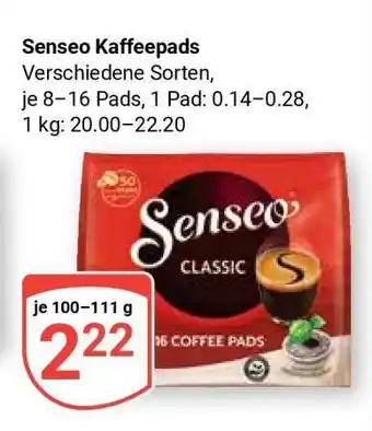 Globus Senseo Kaffeepads Angebot