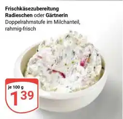 Globus Frischkäsezubereitung Radieschen oder Gärtnerin Angebot
