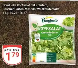 Globus Bonduelle Kopfsalat mit Kräutern, Frischer Garten-Mix oder Wildkräutersalat Angebot