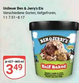 Globus Unilever Ben & Jerry’s Eis Angebot