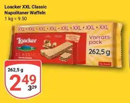 Globus Loacker XXL Classic Napolitaner Waffeln Angebot