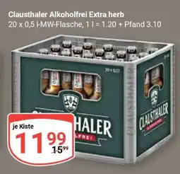 Globus Clausthaler Alkoholfrei Extra herb Angebot