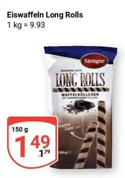 Globus Eiswaffeln Long Rolls Angebot