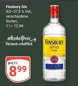 Globus Finsbury Gin Angebot