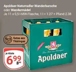 Globus Apoldaer Naturradler Wanderbursche oder Wandermädel Angebot