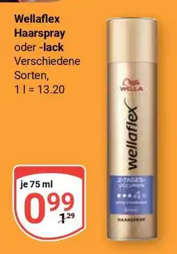 Globus Wellaflex Haarspray oder -lack Angebot