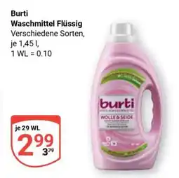Globus Burti Waschmittel Flüssig Angebot