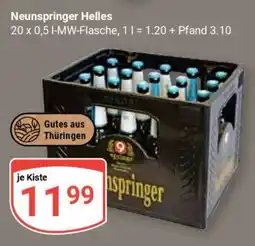 Globus Neunspringer Helles Angebot