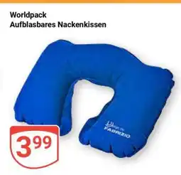 Globus Worldpack Aufblasbares Nackenkissen Angebot