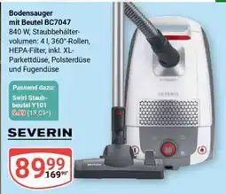 Globus Bodensauger mit Beutel BC7047 Angebot