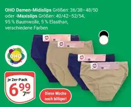 Globus OHO Damen-Midislips Angebot