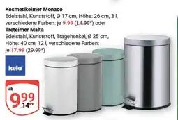 Globus Kosmetikeimer Monaco Angebot