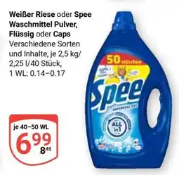 Globus Spee Waschmittel Pulver, Flüssig oder Caps Angebot
