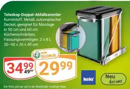 Globus Teleskop-Doppel-Abfallsammler Angebot
