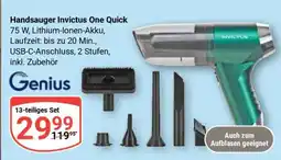 Globus Handsauger Invictus One Quick Angebot