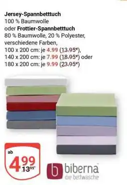 Globus Jersey Spannbetttuch Angebot