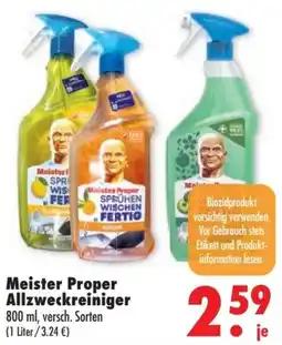 Mäc Geiz Meister Proper Allzweckreiniger Angebot