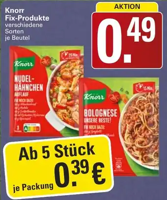 WEZ Knorr Fix-Produkte Angebot