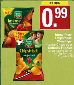 WEZ funny-frisch Chipsfrisch, Ofenchips, Intense Chips oder Erdnuss-Flippies Angebot
