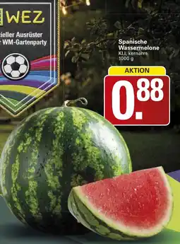 WEZ Spanische Wassermelone Angebot