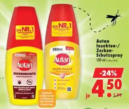 Mäc Geiz Autan Insekten-/ Zecken- Schutzspray Angebot