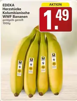 WEZ EDEKA Herzstücke Kolumbianische WWF Bananen Angebot