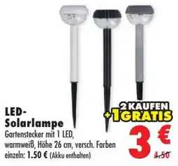 Mäc Geiz LED- Solarlampe Angebot
