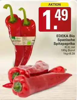 WEZ EDEKA Bio Spanische Spitzpaprika Angebot