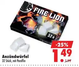 Mäc Geiz FIRE LION Anzündwürfel Angebot