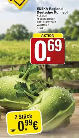 WEZ EDEKA Regional Deutscher Kohlrabi Angebot