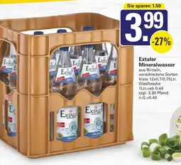WEZ Extaler Mineralwasser Angebot