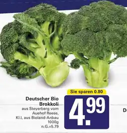 WEZ Deutscher Bio Brokkoli Angebot