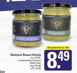 WEZ Gerhard Braun Honig Angebot